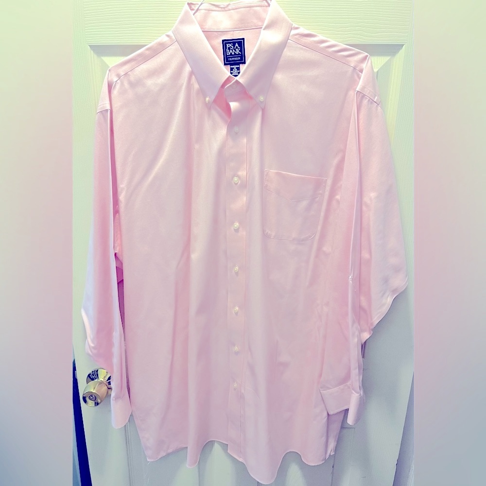 Pink Button Down Dress Shirt